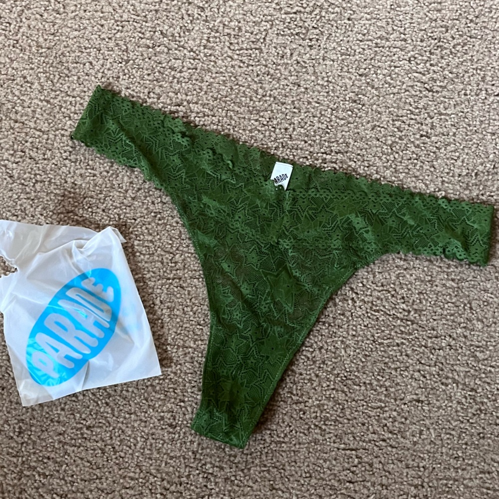 Lace thong